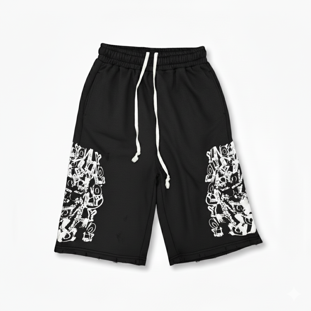 Black Baggy Shorts