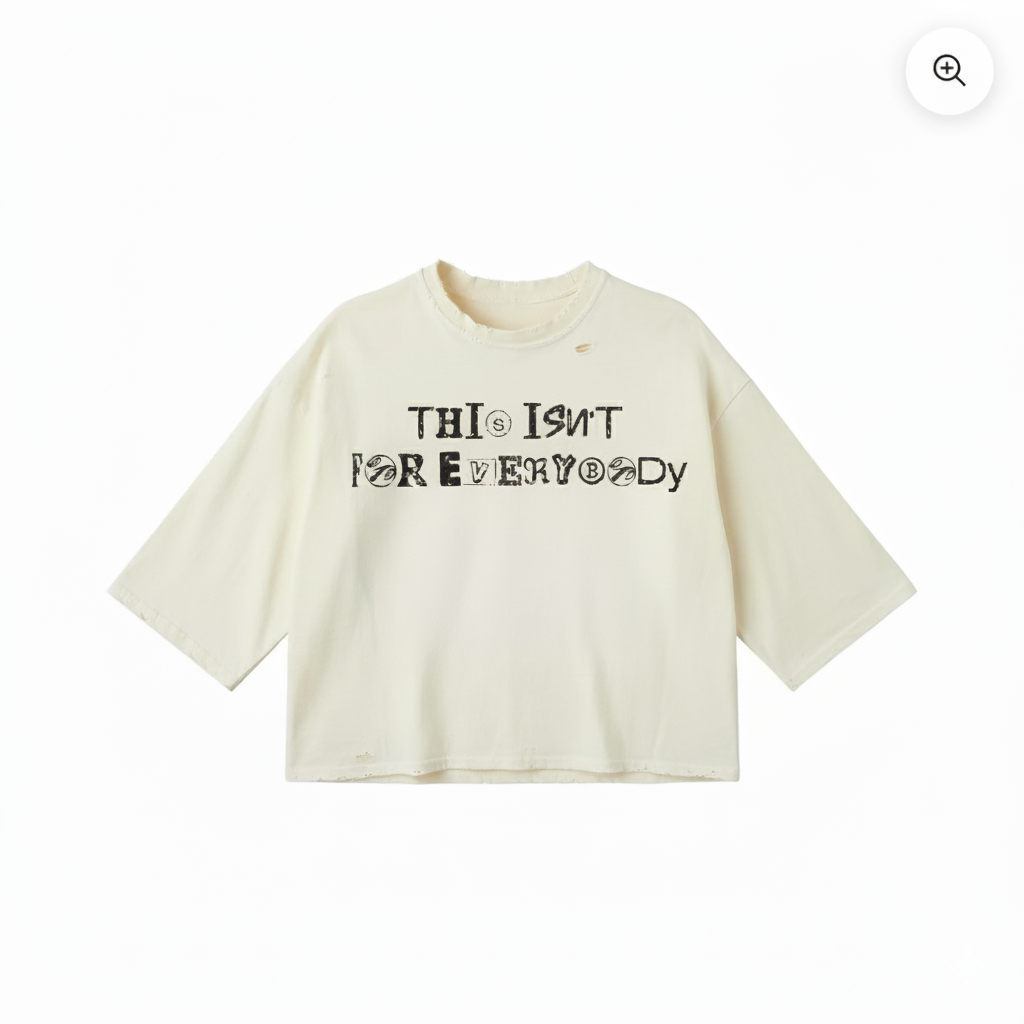 Oversized Distressed Tee