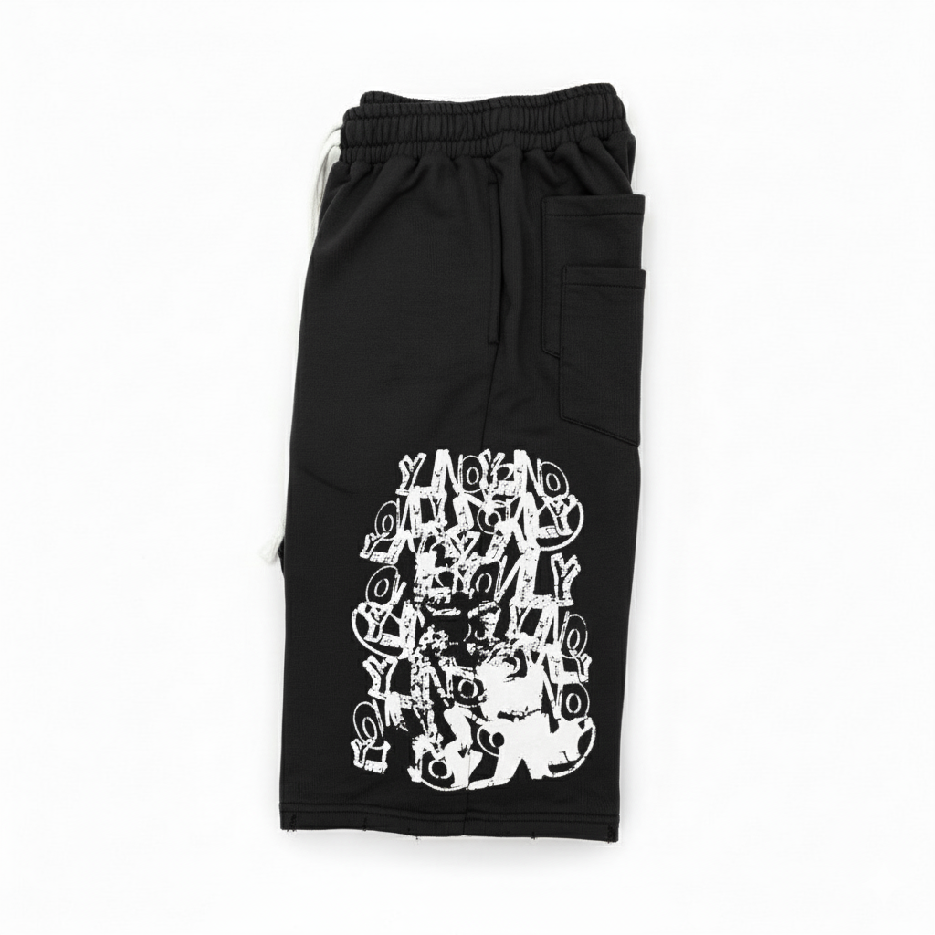 Black Baggy Shorts