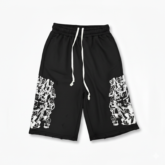 Black Baggy Shorts