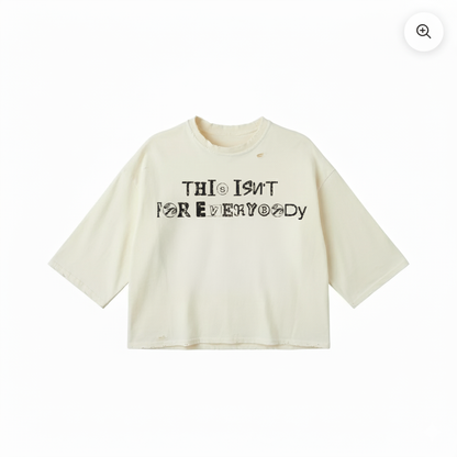 Oversized Distressed Tee