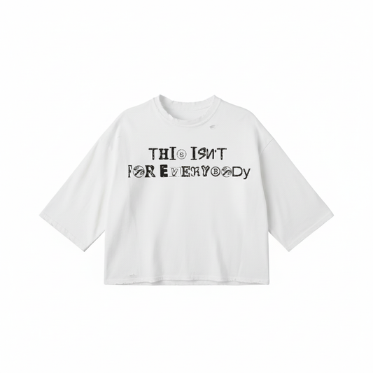 Oversized Distressed Tee